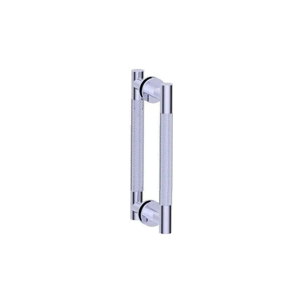 Poignée de porte de douche double moletée Circo