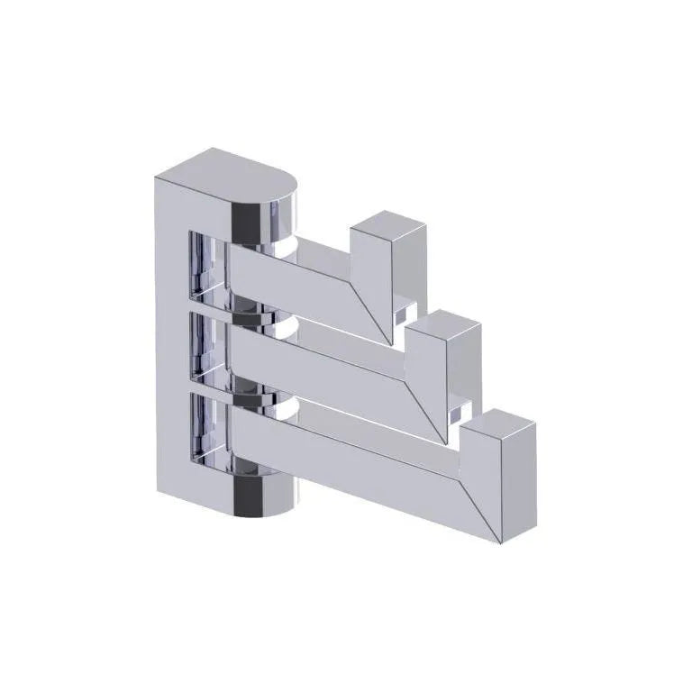 London Pivoting Triple Robe Hook