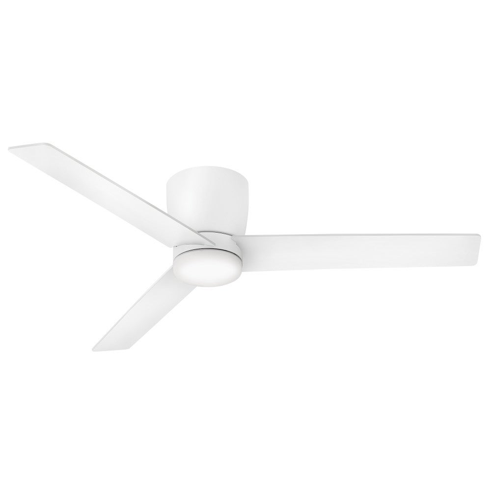 Plafonnier LED Ari Hinkley Lighting 910852FMW-LDA Ventilateur  en blanc mat
