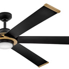 Éclairage intelligent LED Hinkley Lighting 906964FMB-LDD Andros Ventilateur  en noir mat