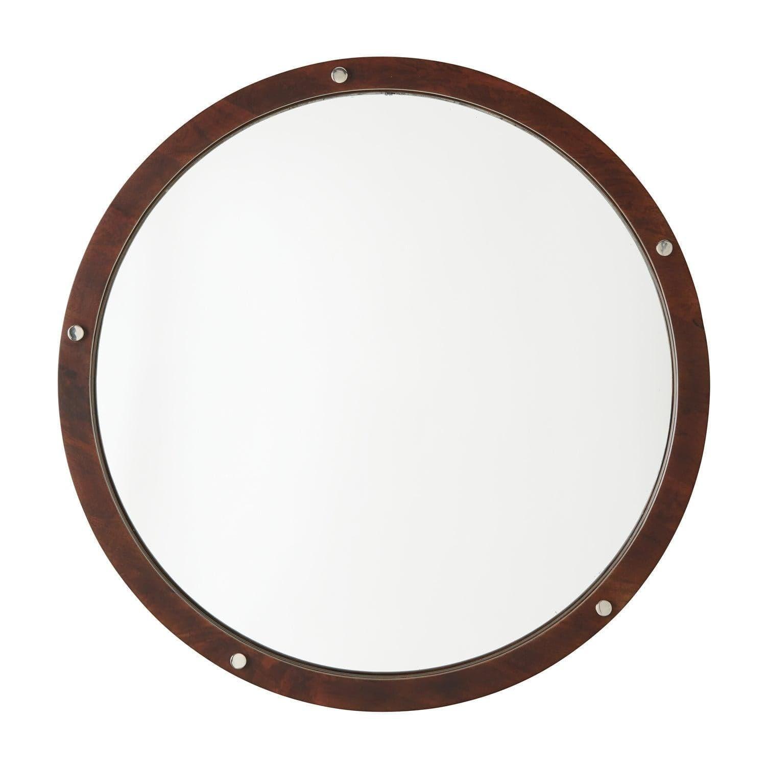 Capital Lighting Fixture Company - 29.75" Round Wood Mirror - 739901MM | Montreal Lighting & Hardware
