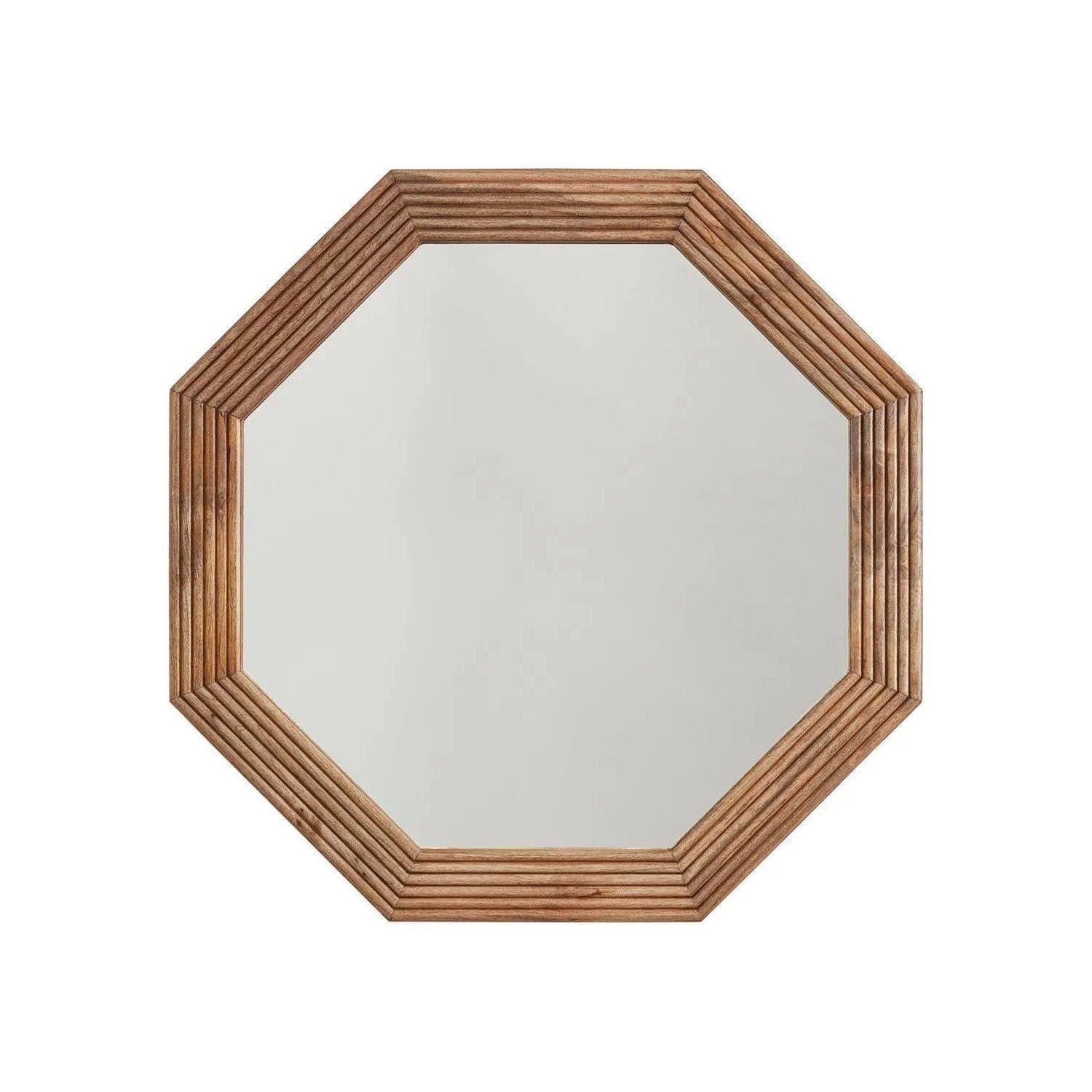 Capital Lighting Fixture Company - 33" Octagonal Mango Wood Mirror - 734001MM | Montreal Lighting & Hardware