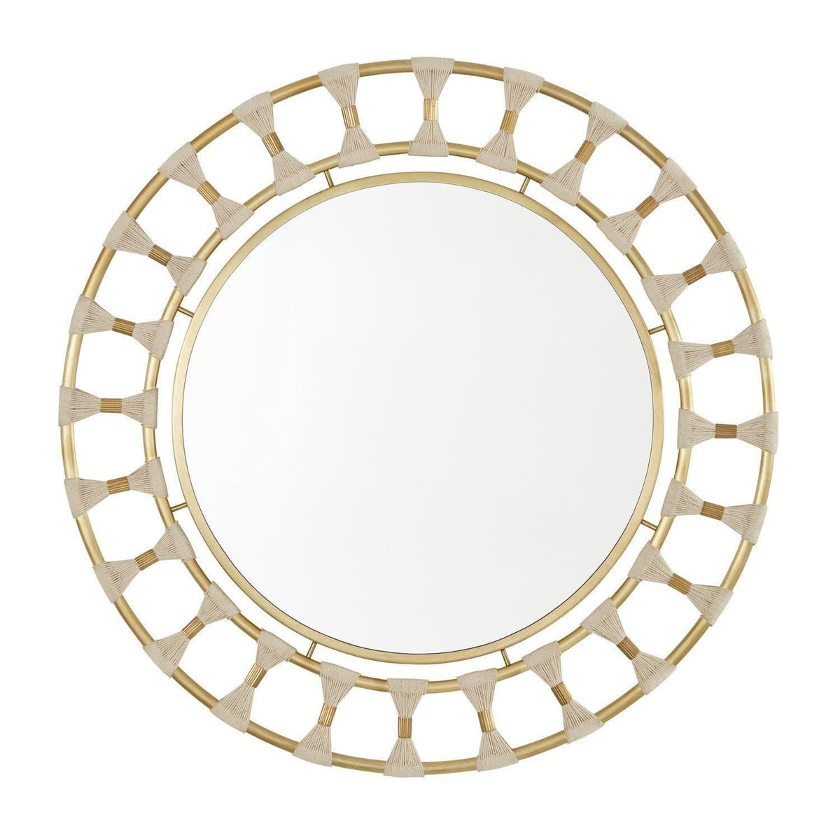 Capital Lighting Fixture Company - 34.5 Round Pinched Rope Mirror - 741102MM | Montreal Lighting & Hardware