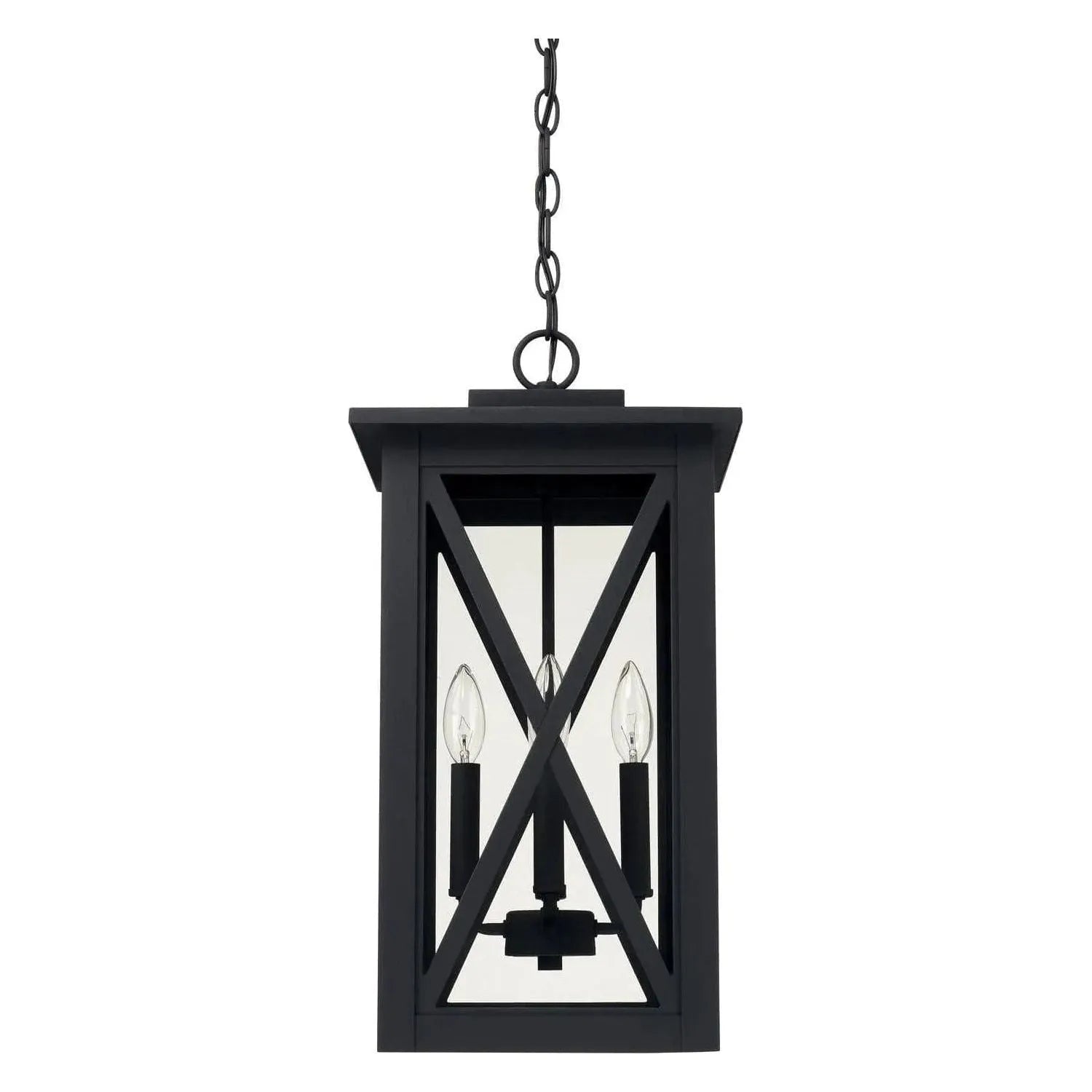Capital Lighting Fixture Company - Avondale Outdoor Hanging Lantern - 926642BK | Montreal Lighting & Hardware