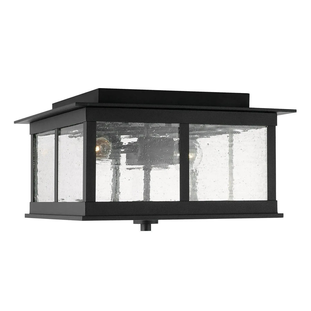 Capital Lighting Fixture Company - Barrett Outdoor Flush Mount - 943836BK | Montreal Lighting & Hardware