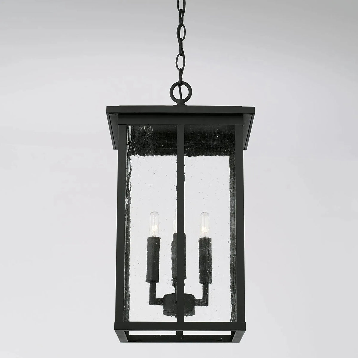 Capital Lighting Fixture Company - Barrett Outdoor Hanging Lantern - 943844BK | Montreal Lighting & Hardware