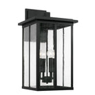 Capital Lighting Fixture Company - Barrett Outdoor Wall Lantern - 943843BK | Montreal Lighting & Hardware