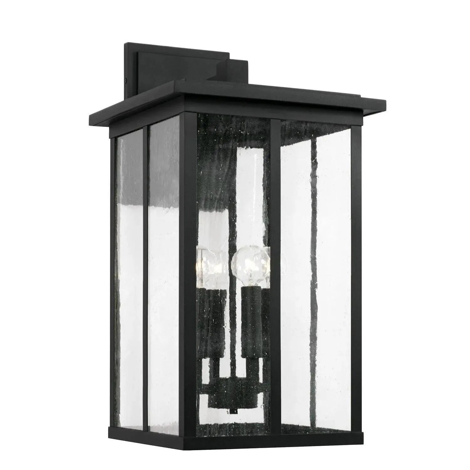 Capital Lighting Fixture Company - Barrett Outdoor Wall Lantern - 943843BK | Montreal Lighting & Hardware