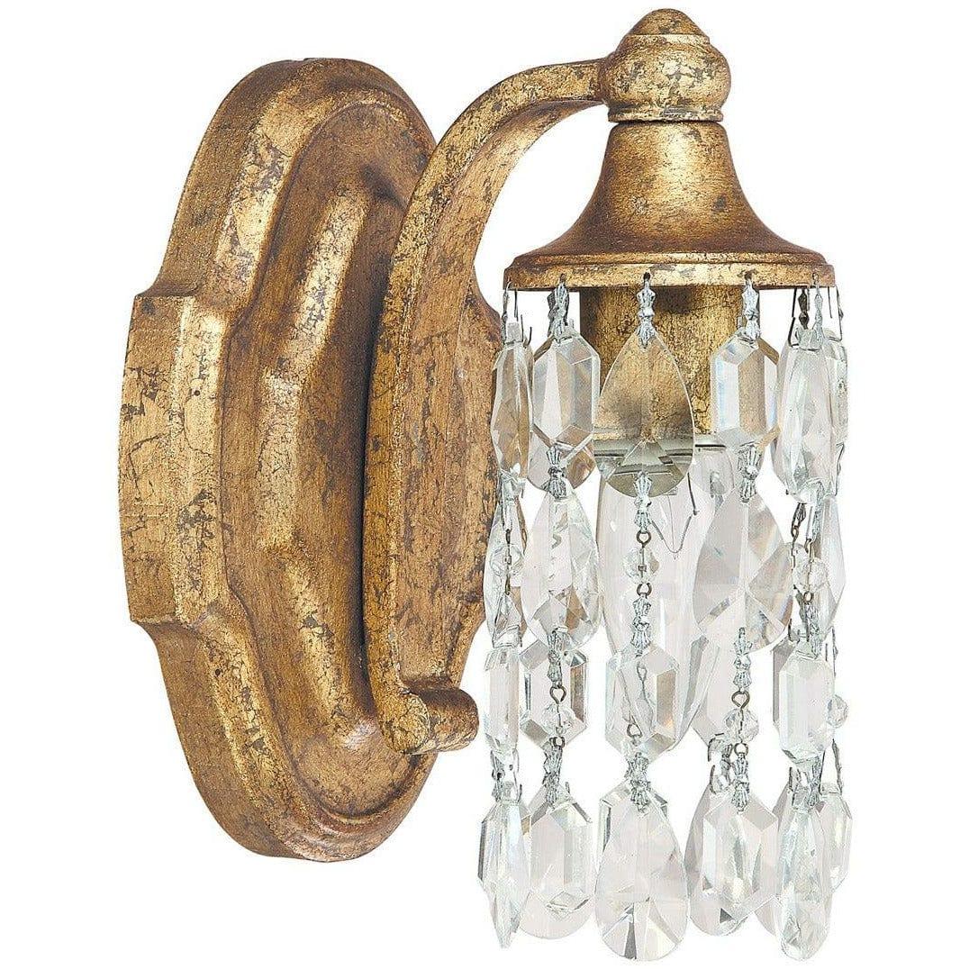 Capital Lighting Fixture Company - Blakely Crystal Wall Sconce - 8521AG-CR | Montreal Lighting & Hardware