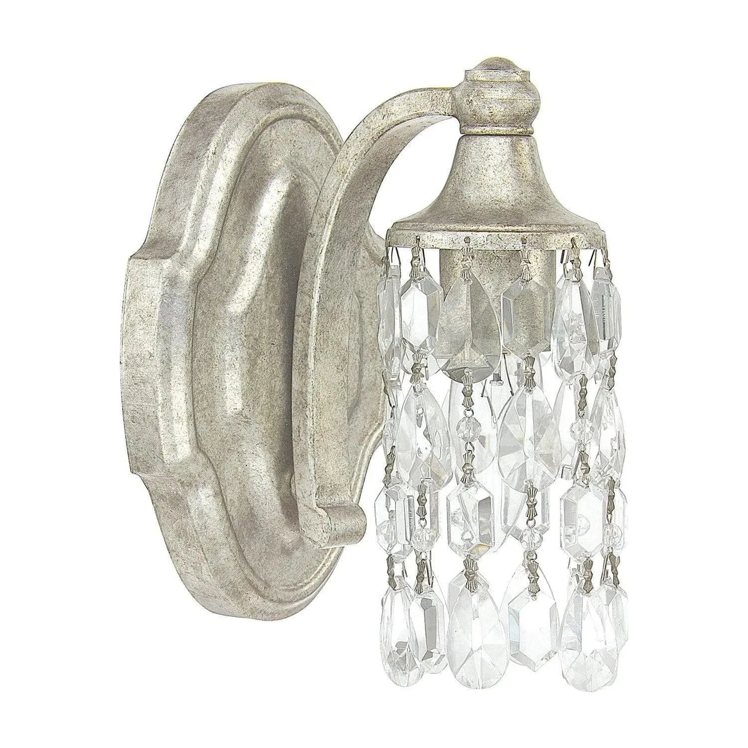 Capital Lighting Fixture Company - Blakely Crystal Wall Sconce - 8521AS-CR | Montreal Lighting & Hardware