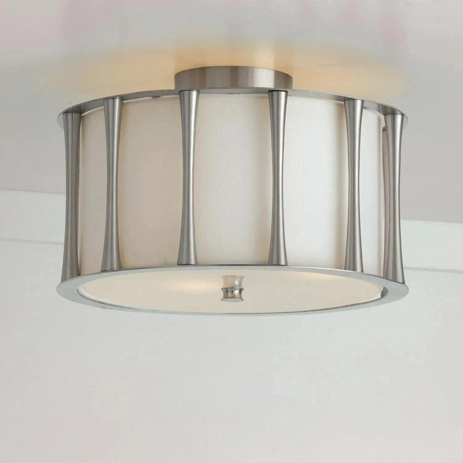 Capital Lighting Fixture Company - Bodie Semi-Flush Mount - 244631BN | Montreal Lighting & Hardware