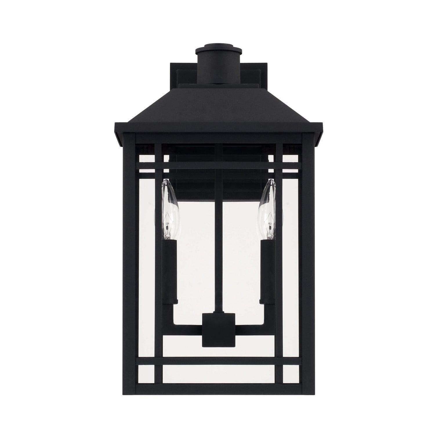 Capital Lighting Fixture Company - Braden Outdoor Wall Lantern - 927121BK | Montreal Lighting & Hardware