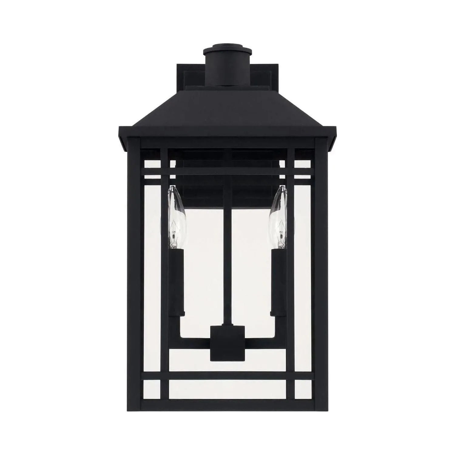 Capital Lighting Fixture Company - Braden Outdoor Wall Lantern - 927121BK | Montreal Lighting & Hardware