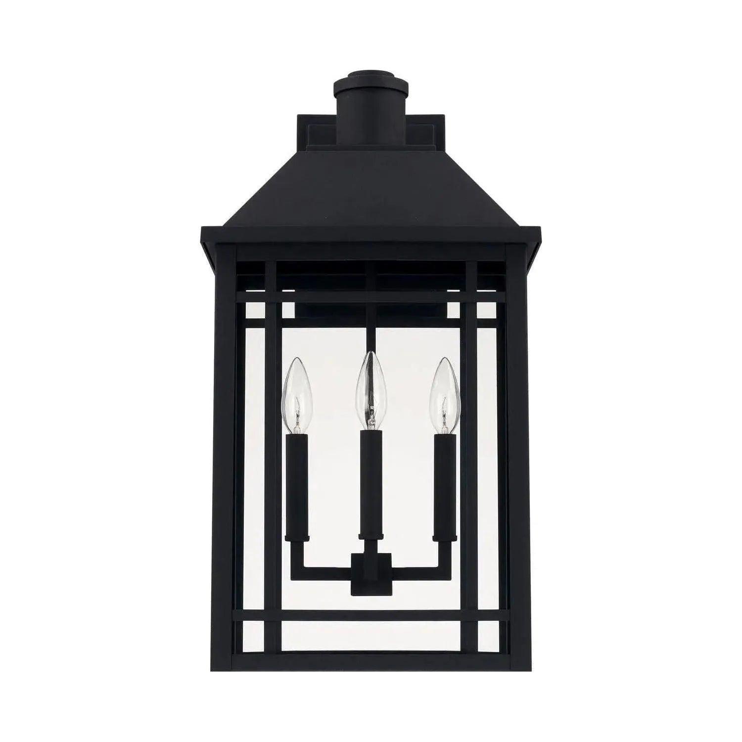 Capital Lighting Fixture Company - Braden Outdoor Wall Lantern - 927121BK | Montreal Lighting & Hardware