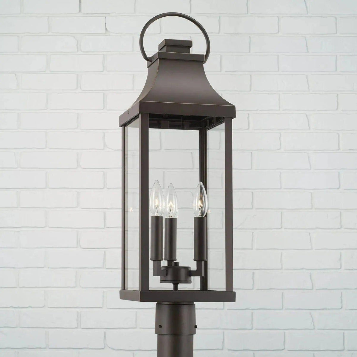 Capital Lighting Fixture Company - Bradford Outdoor Post Lantern - 946432BK | Montreal Lighting & Hardware