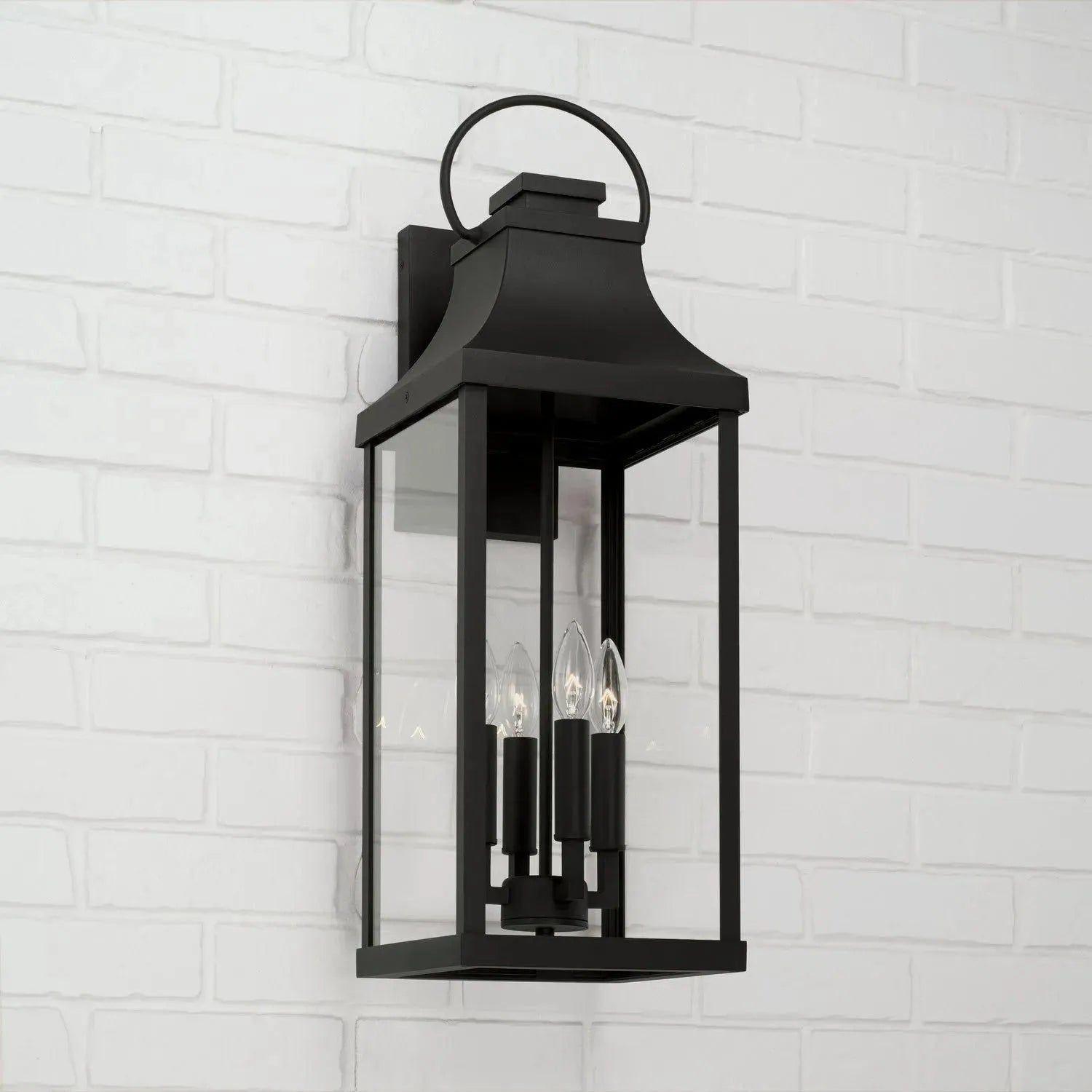 Capital Lighting Fixture Company - Bradford Outdoor Wall Lantern - 946411BK | Montreal Lighting & Hardware