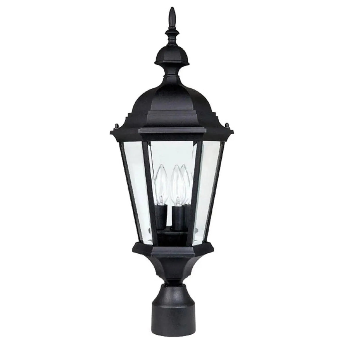 Capital Lighting Fixture Company - Carriage Outdoor Post Lantern - 9725BK | Montreal Lighting & Hardware