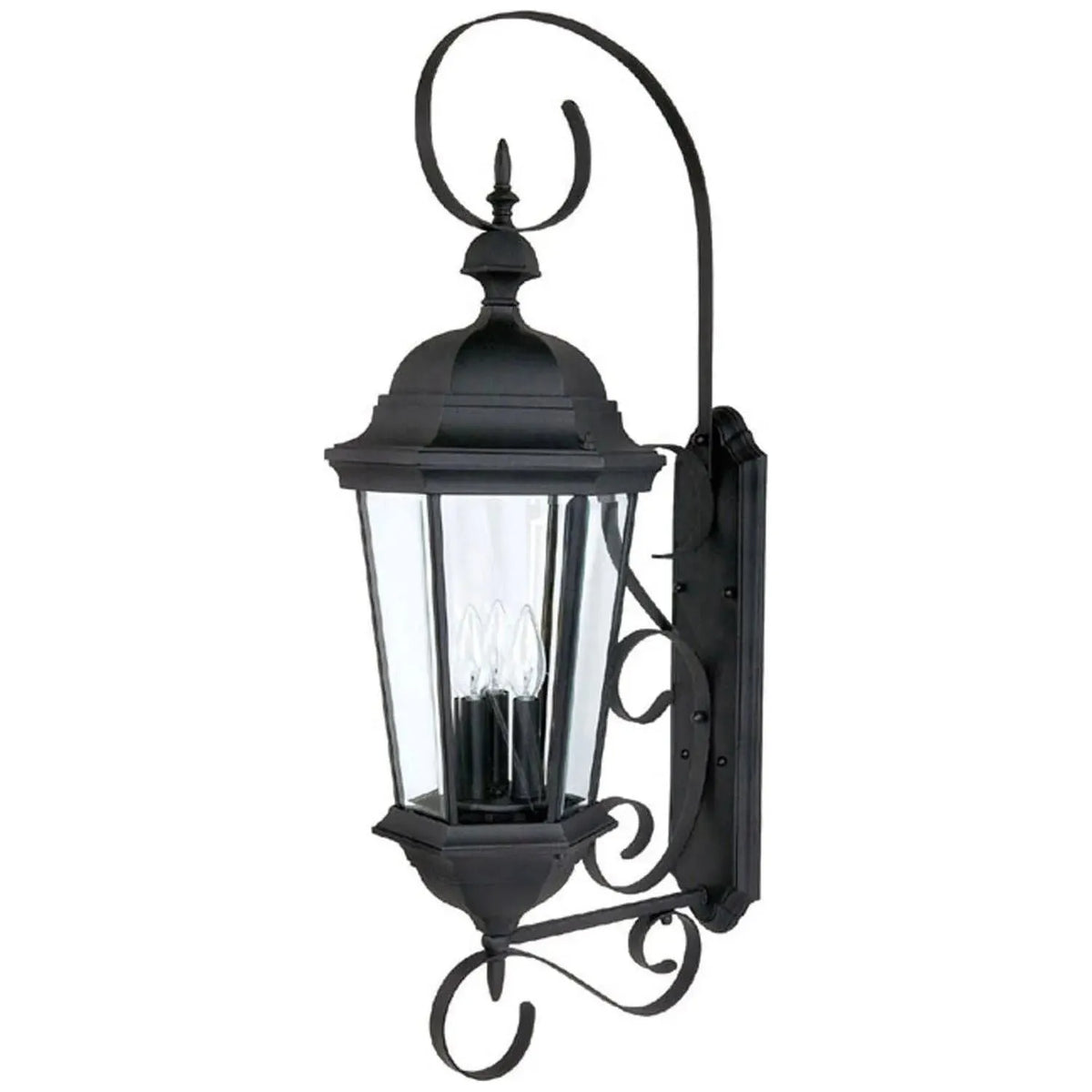 Capital Lighting Fixture Company - Carriage Outdoor Wall Lantern - 9723BK | Montreal Lighting & Hardware