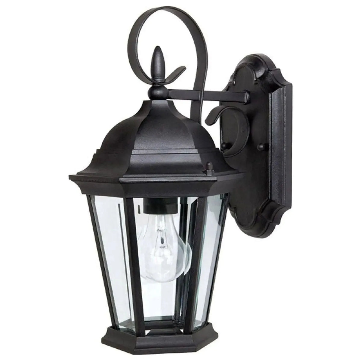 Capital Lighting Fixture Company - Carriage Outdoor Wall Lantern - 9726BK | Montreal Lighting & Hardware