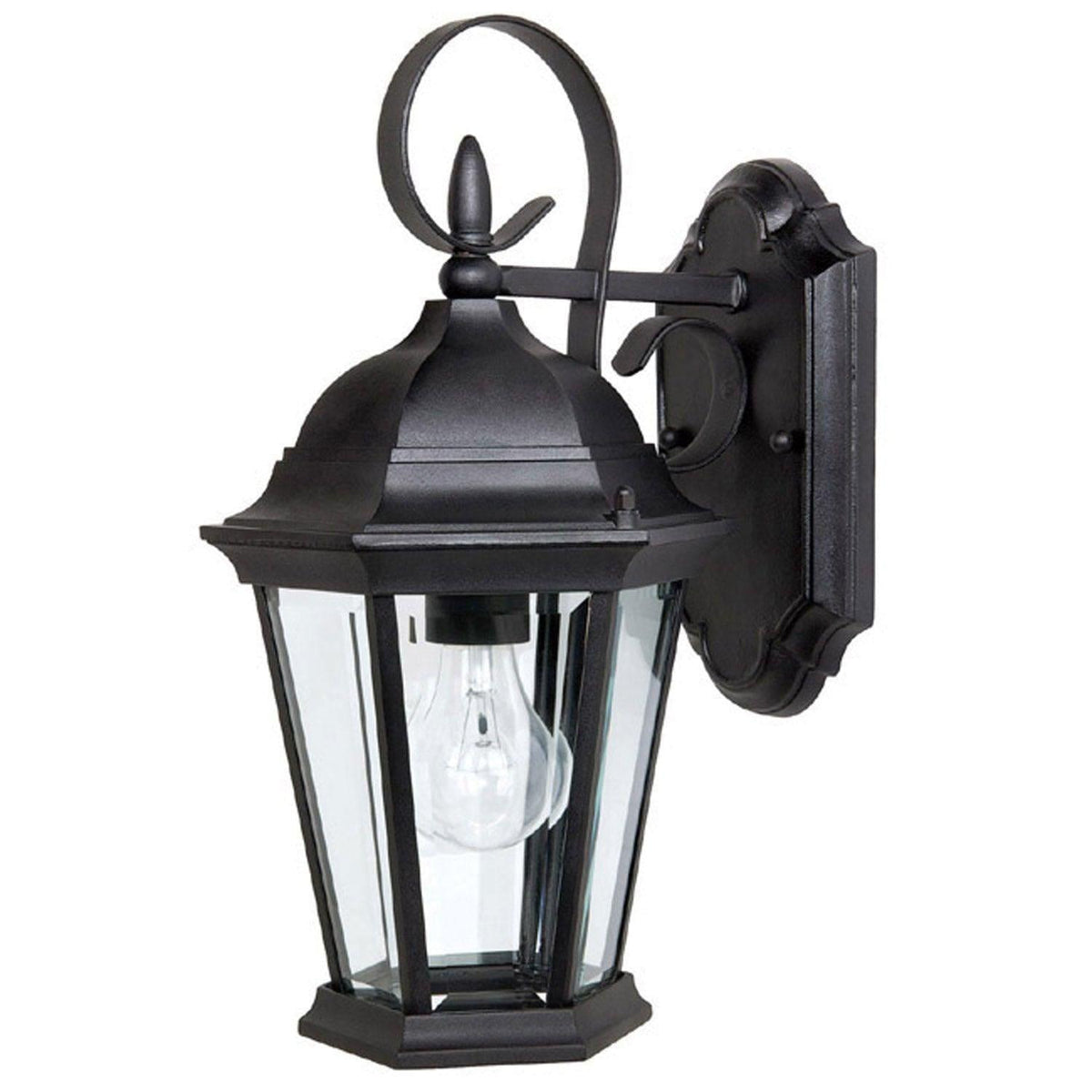 Capital Lighting Fixture Company - Carriage Outdoor Wall Lantern - 9726BK | Montreal Lighting & Hardware