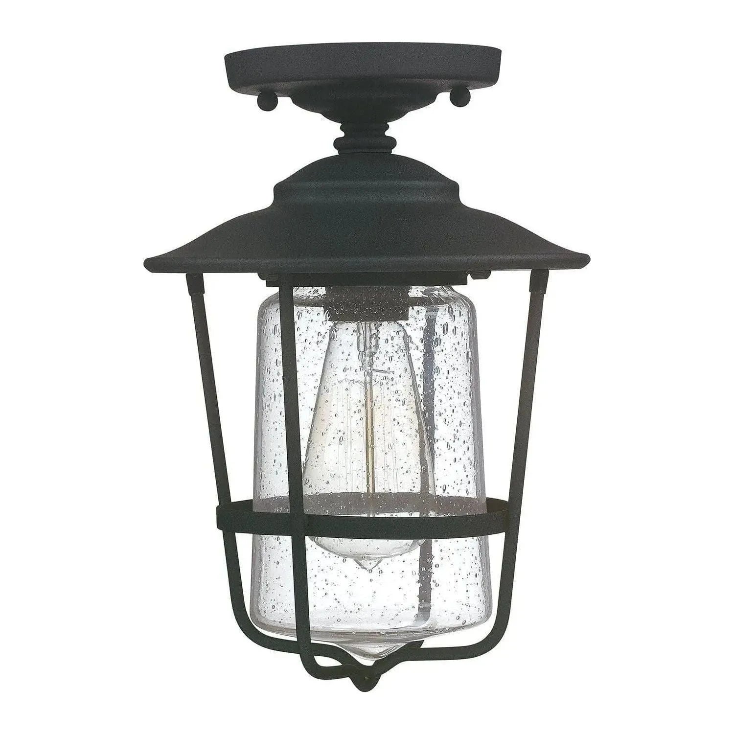 Capital Lighting Fixture Company - Creekside Outdoor Flush Mount - 9607BK | Montreal Lighting & Hardware