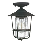 Capital Lighting Fixture Company - Creekside Outdoor Flush Mount - 9607BK | Montreal Lighting & Hardware