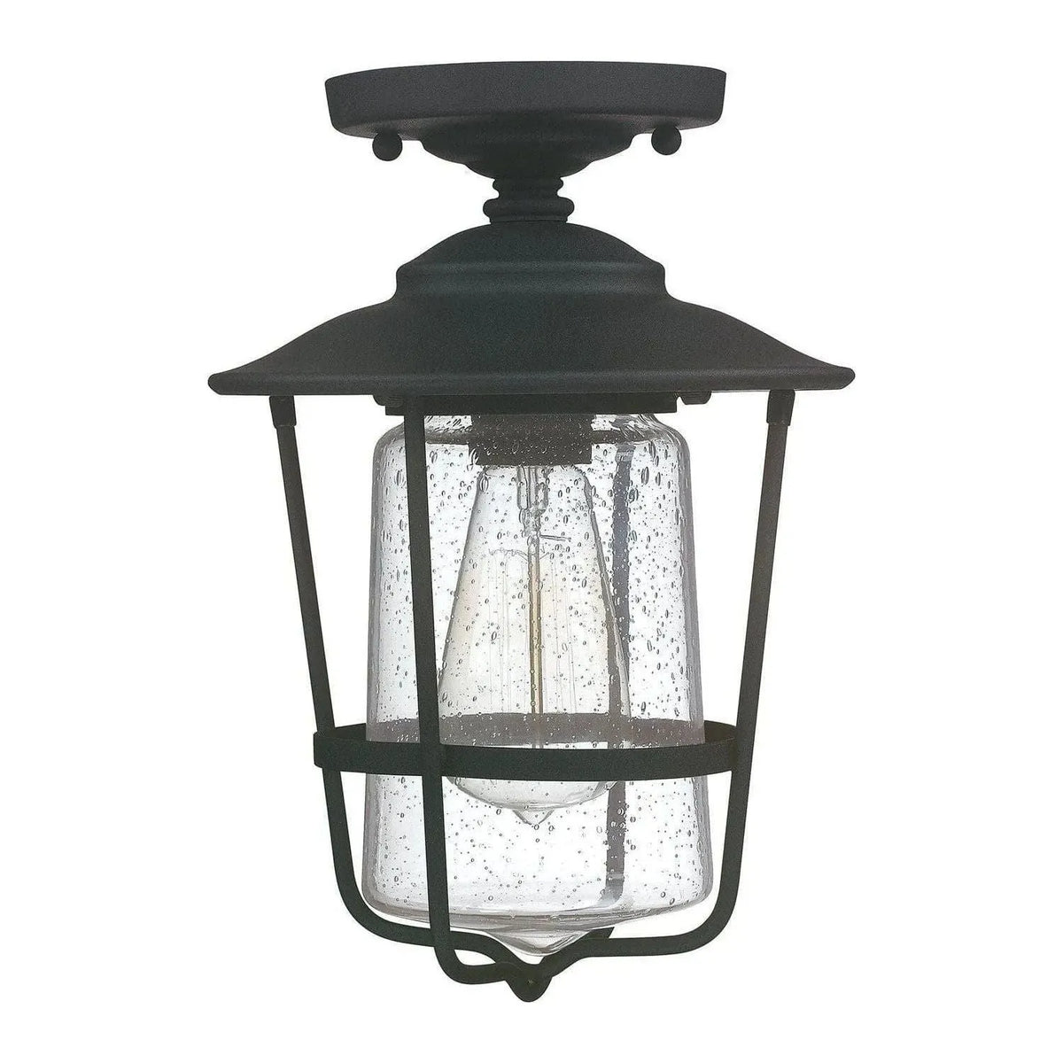 Capital Lighting Fixture Company - Creekside Outdoor Flush Mount - 9607BK | Montreal Lighting & Hardware