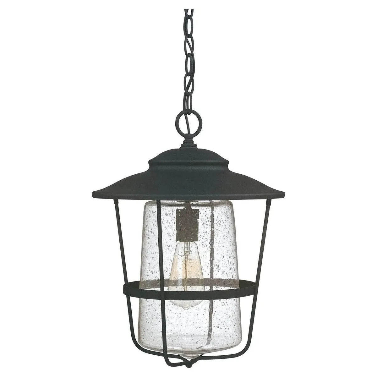 Capital Lighting Fixture Company - Creekside Outdoor Hanging Lantern - 9604BK | Montreal Lighting & Hardware