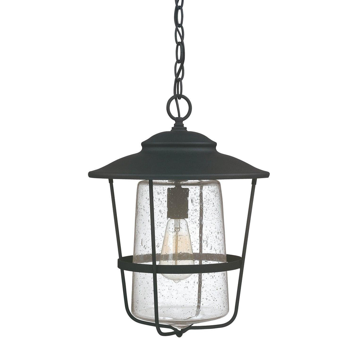 Capital Lighting Fixture Company - Creekside Outdoor Hanging Lantern - 9604BK | Montreal Lighting & Hardware