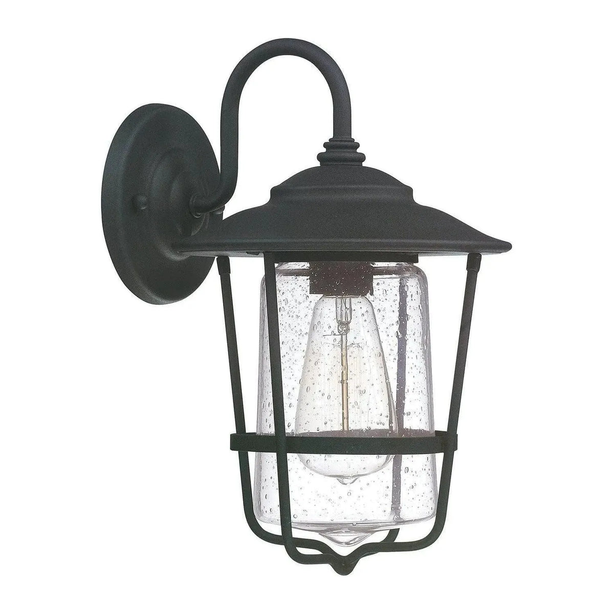Capital Lighting Fixture Company - Creekside Outdoor Wall Lantern - 9601BK | Montreal Lighting & Hardware