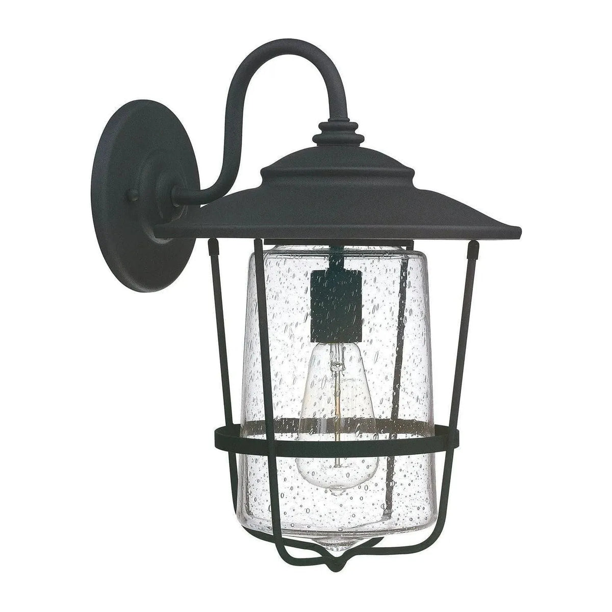 Capital Lighting Fixture Company - Creekside Outdoor Wall Lantern - 9602BK | Montreal Lighting & Hardware