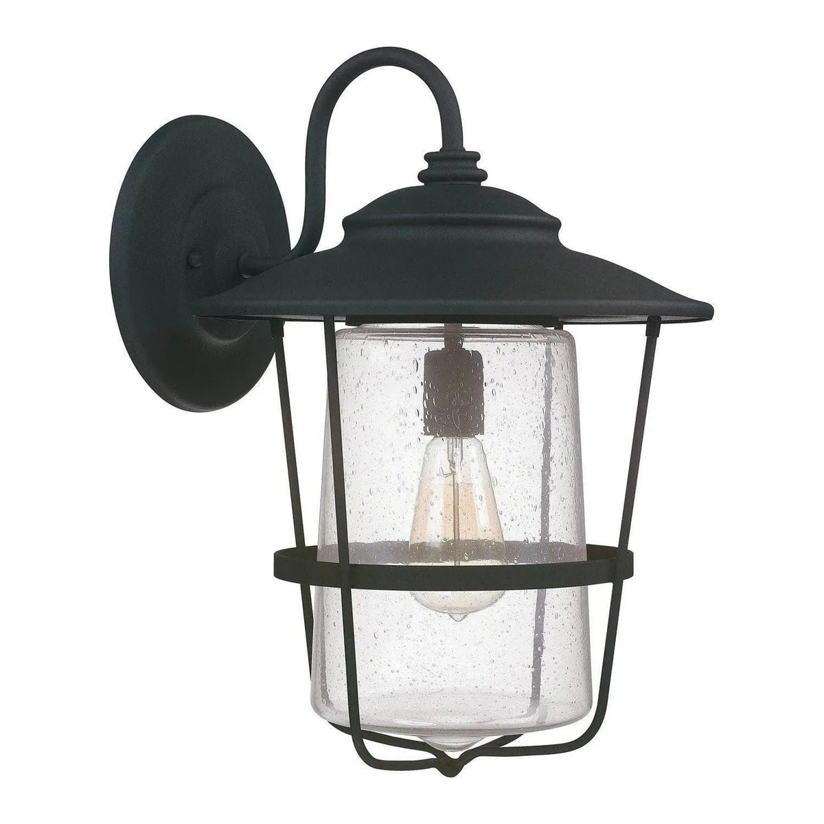 Capital Lighting Fixture Company - Creekside Outdoor Wall Lantern - 9603BK | Montreal Lighting & Hardware