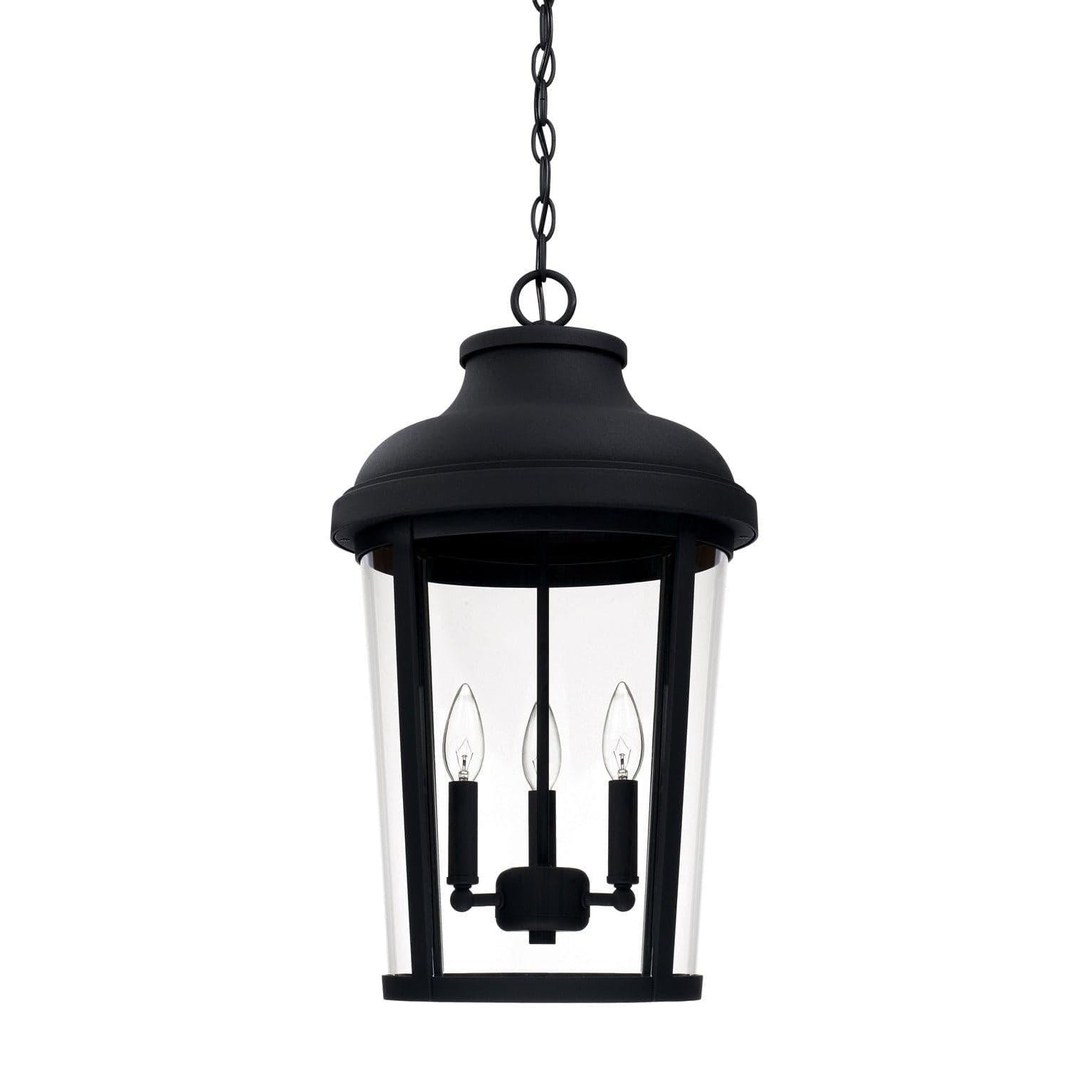 Capital Lighting Fixture Company - Dunbar Outdoor Hanging Lantern - 927033BK | Montreal Lighting & Hardware