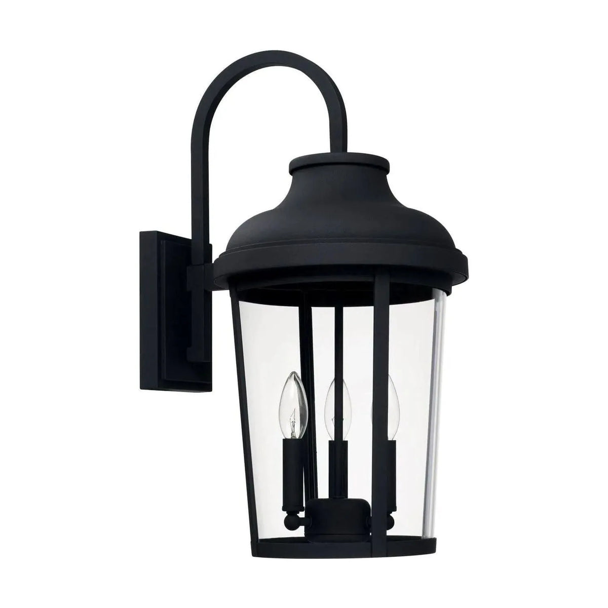 Capital Lighting Fixture Company - Dunbar Outdoor Wall Lantern - 927031BK | Montreal Lighting & Hardware