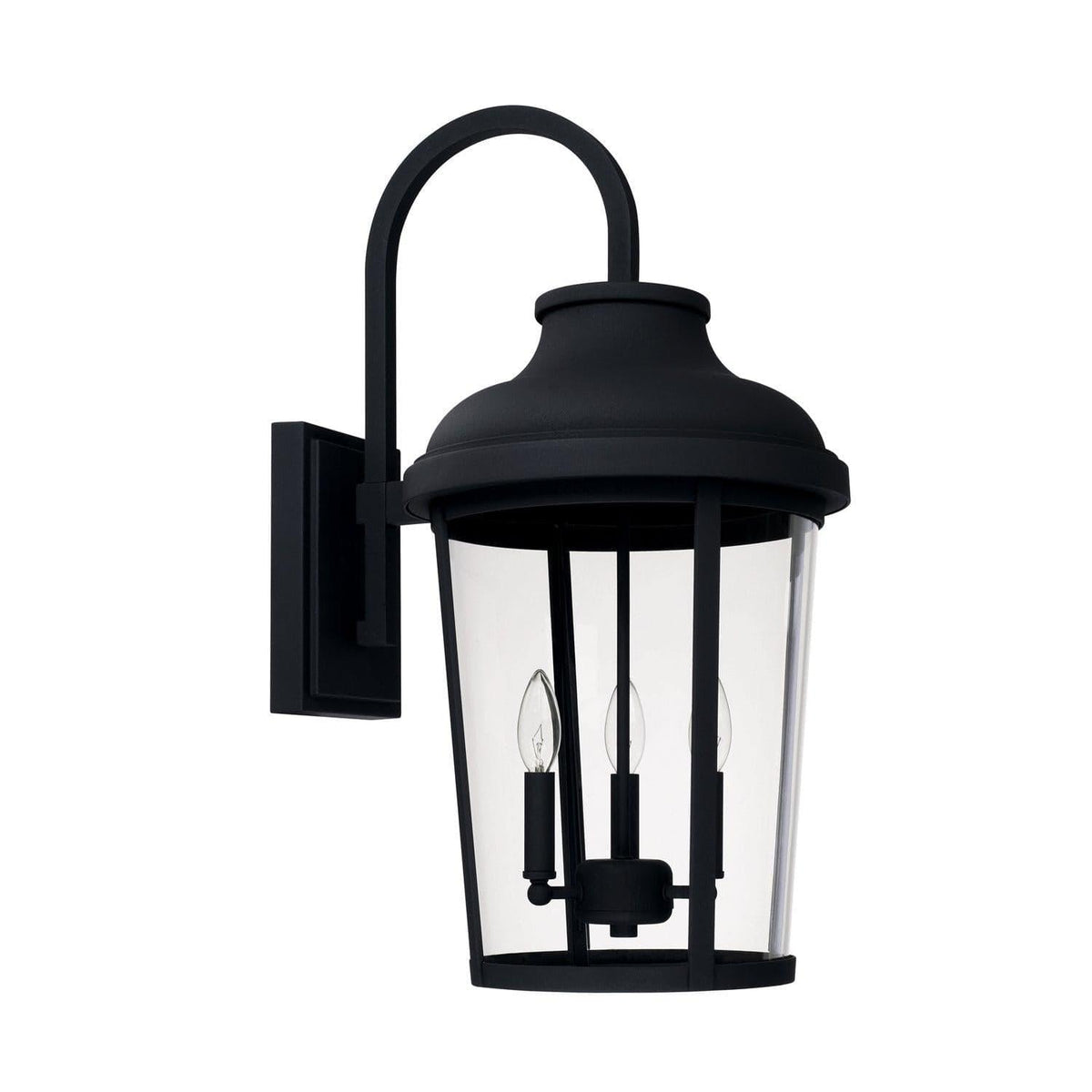 Capital Lighting Fixture Company - Dunbar Outdoor Wall Lantern - 927032BK | Montreal Lighting & Hardware