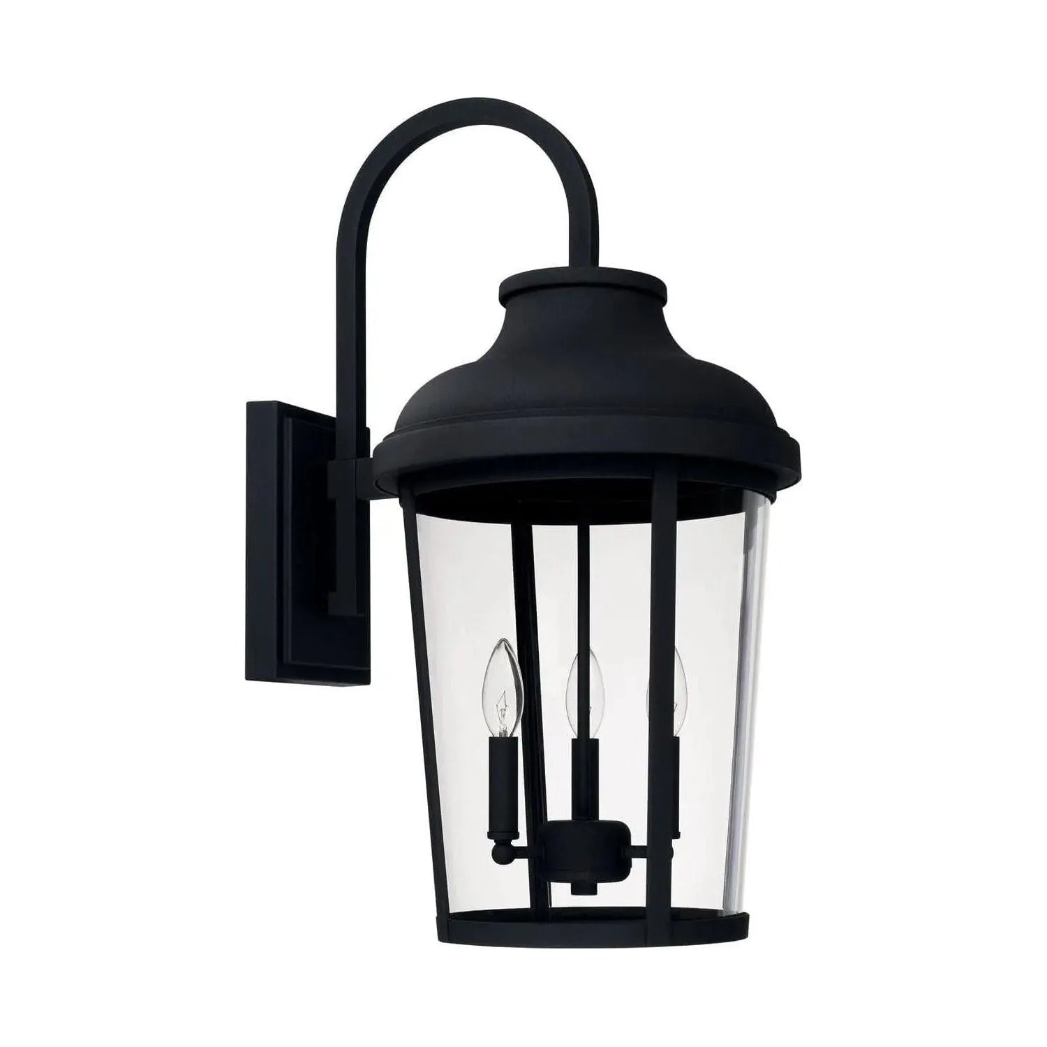 Capital Lighting Fixture Company - Dunbar Outdoor Wall Lantern - 927031BK | Montreal Lighting & Hardware