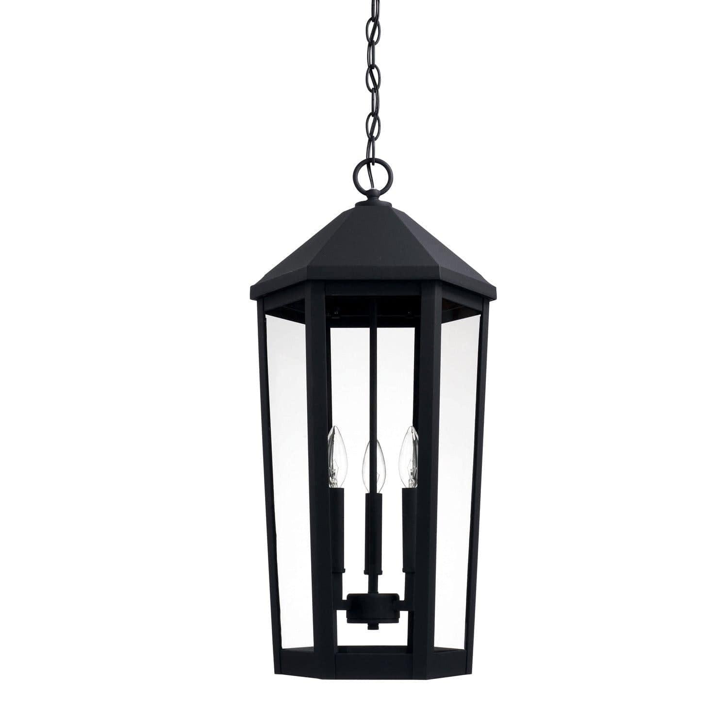 Capital Lighting Fixture Company - Ellsworth Outdoor Hanging Lantern - 926933BK | Montreal Lighting & Hardware