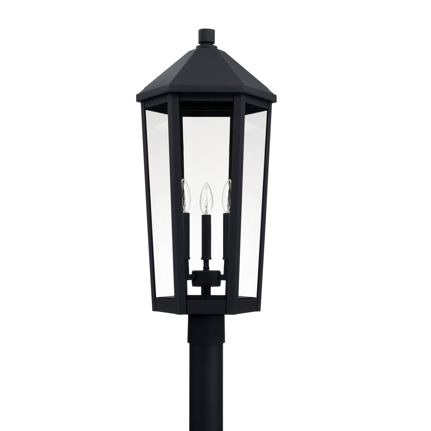 Capital Lighting Fixture Company - Ellsworth Outdoor Post Lantern - 926934BK | Montreal Lighting & Hardware