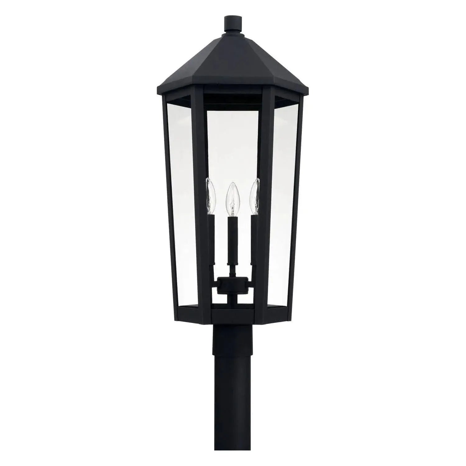 Capital Lighting Fixture Company - Ellsworth Outdoor Post Lantern - 926934BK | Montreal Lighting & Hardware