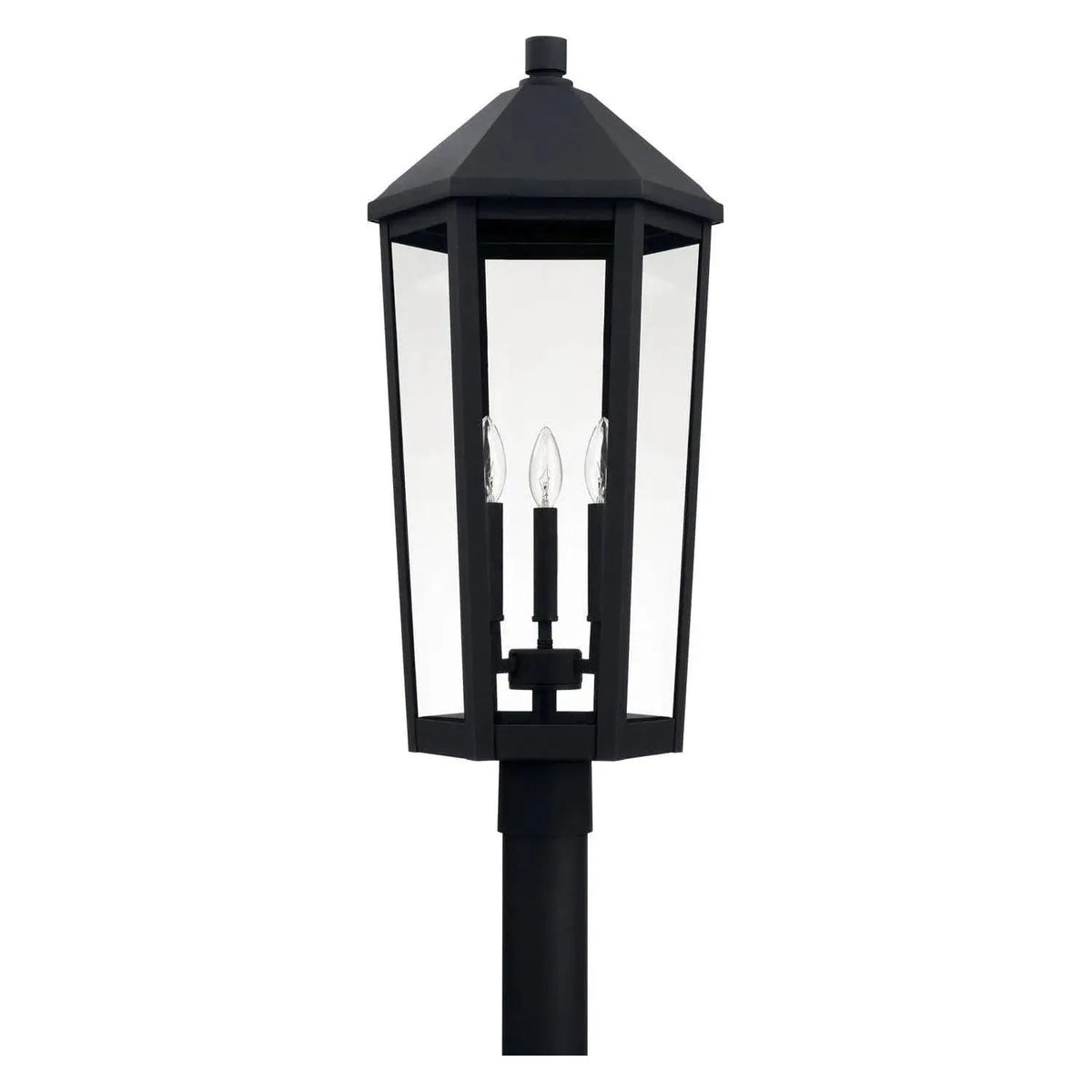Capital Lighting Fixture Company - Ellsworth Outdoor Post Lantern - 926934BK | Montreal Lighting & Hardware