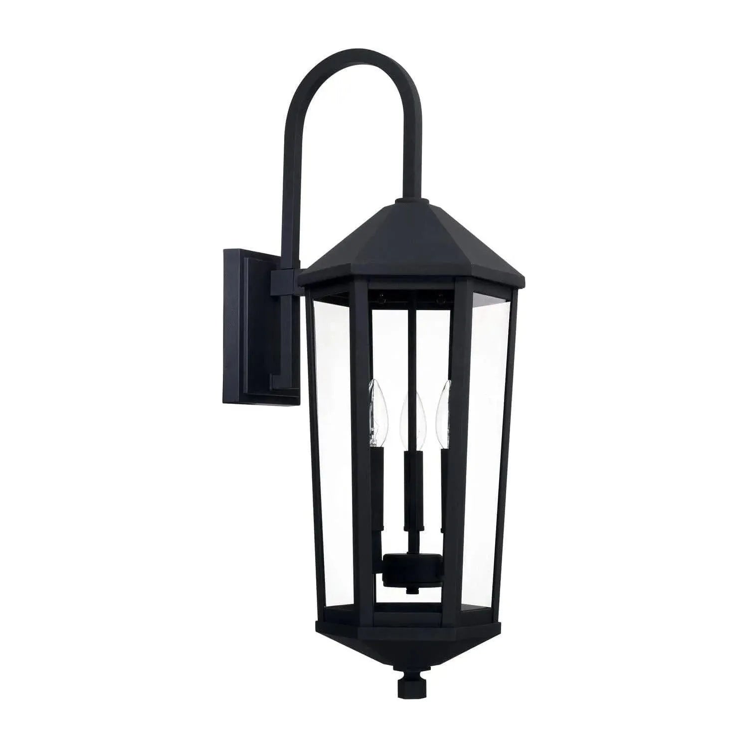 Capital Lighting Fixture Company - Ellsworth Outdoor Wall Lantern - 926931BK | Montreal Lighting & Hardware