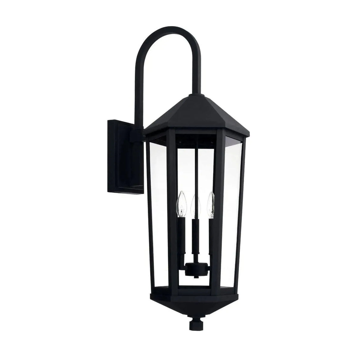 Capital Lighting Fixture Company - Ellsworth Outdoor Wall Lantern - 926932BK | Montreal Lighting & Hardware