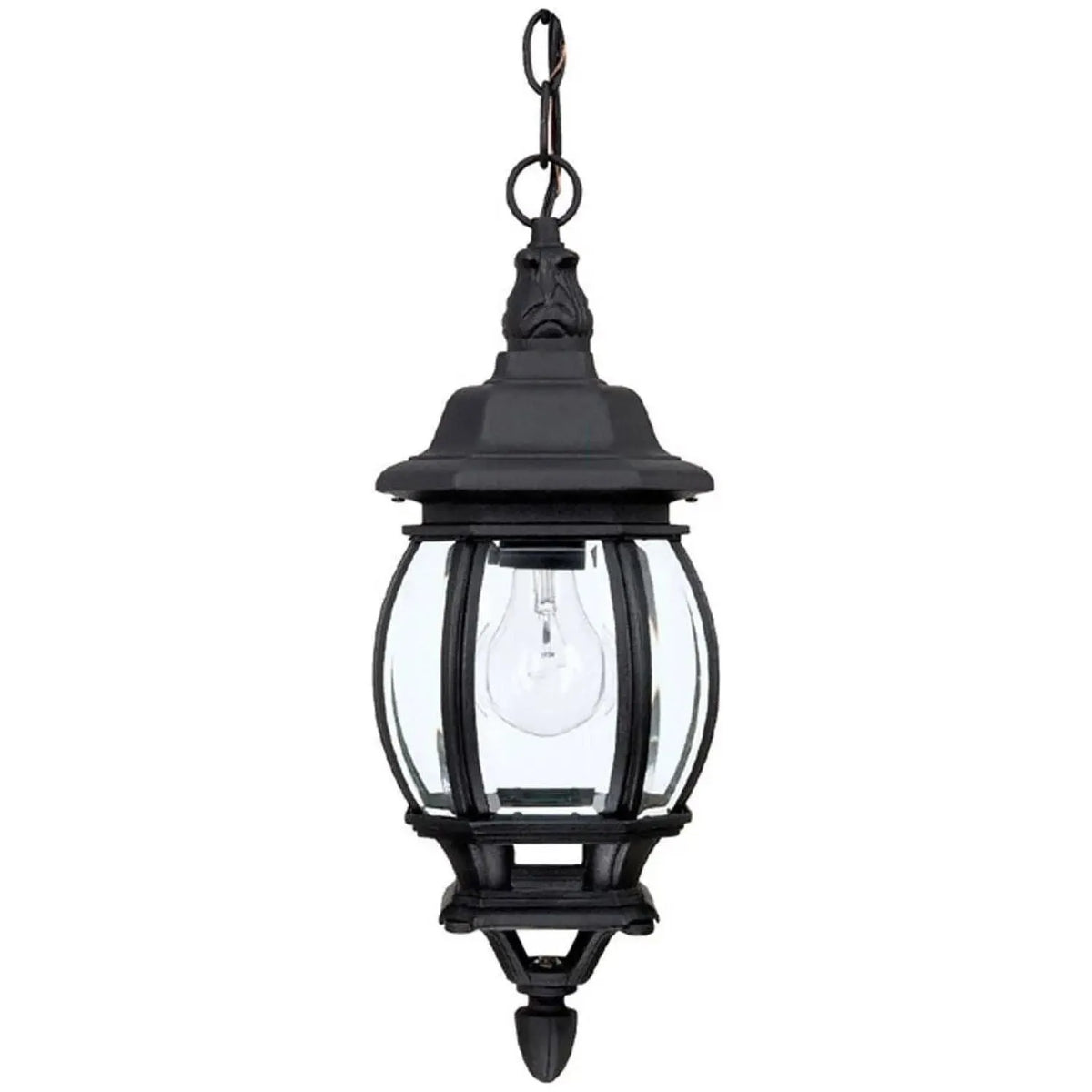 Capital Lighting Fixture Company - French Outdoor Hanging Lantern - 9868BK | Montreal Lighting & Hardware
