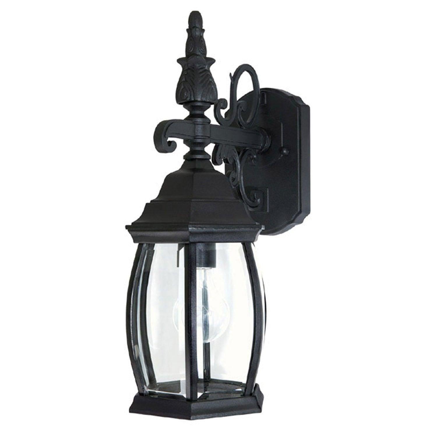Capital Lighting Fixture Company - French Outdoor Wall Lantern - 9866BK | Montreal Lighting & Hardware