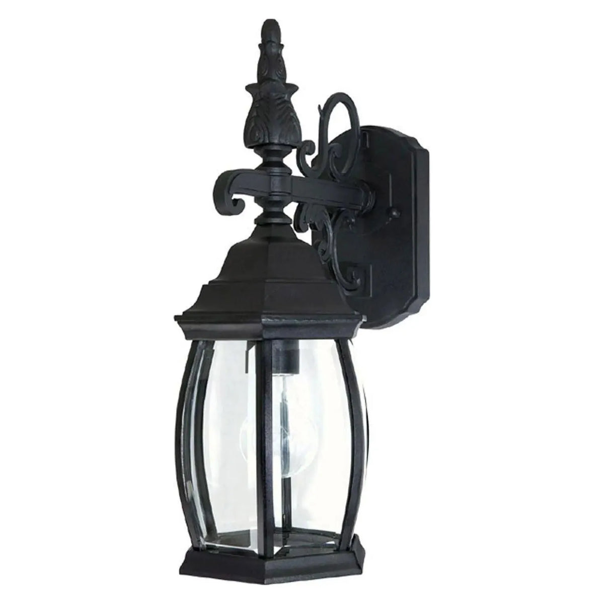 Capital Lighting Fixture Company - French Outdoor Wall Lantern - 9866BK | Montreal Lighting & Hardware