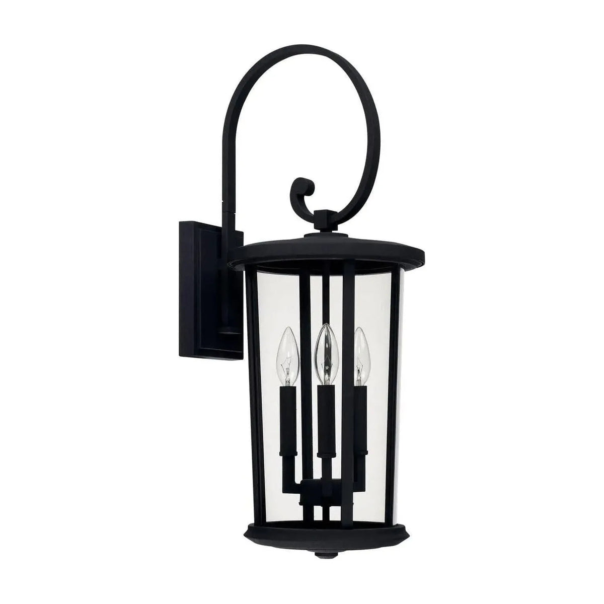 Capital Lighting Fixture Company - Howell Outdoor Wall Lantern - 926731BK | Montreal Lighting & Hardware