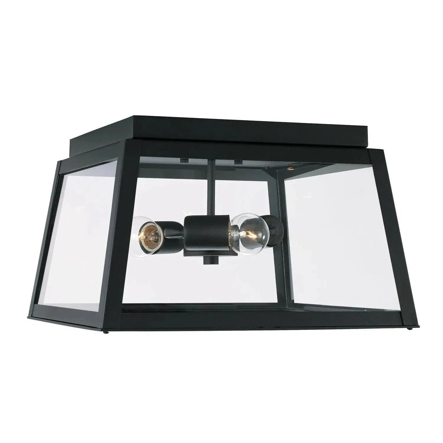 Capital Lighting Fixture Company - Leighton Outdoor Flush Mount - 943736BK | Montreal Lighting & Hardware