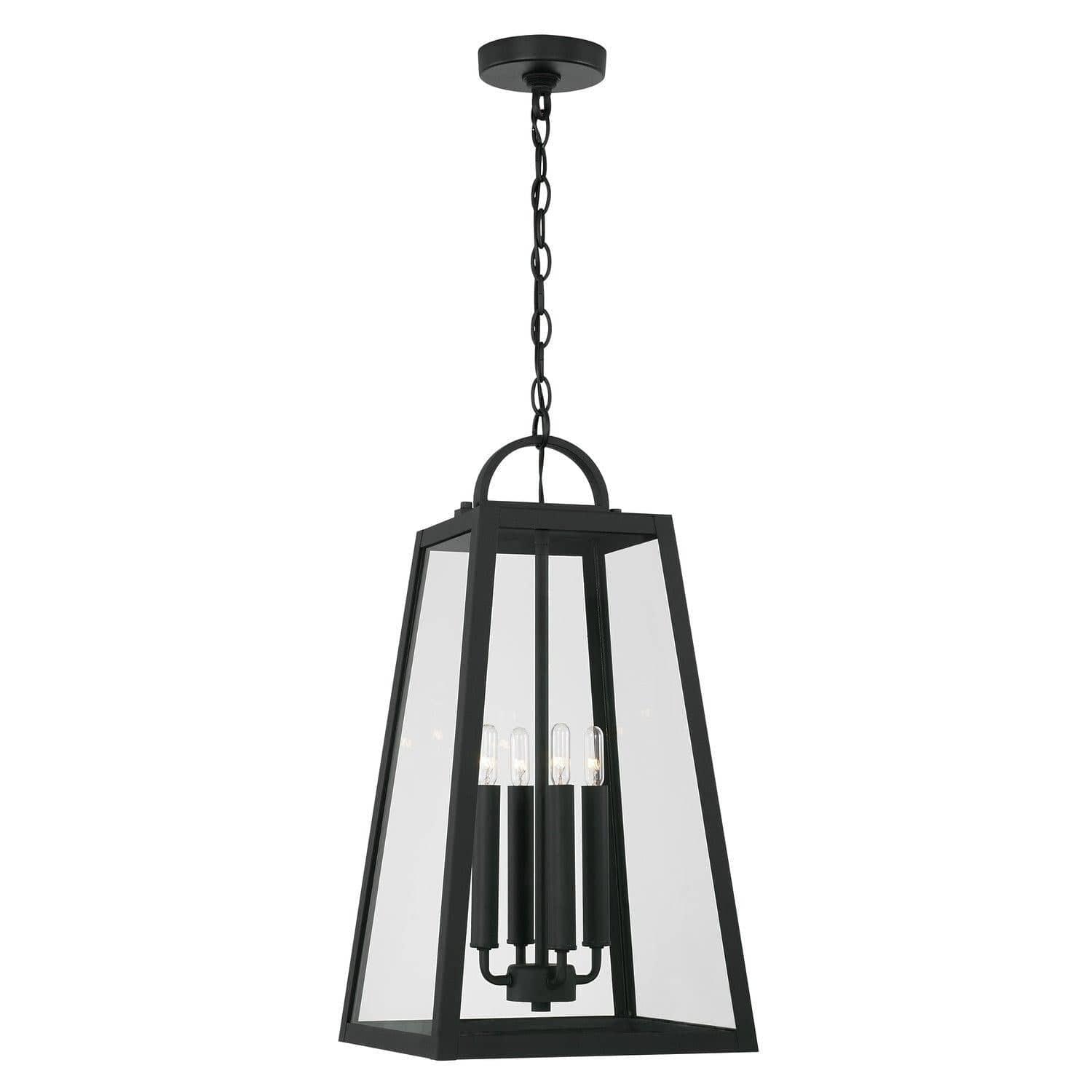 Capital Lighting Fixture Company - Leighton Outdoor Hanging Lantern - 943744BK | Montreal Lighting & Hardware