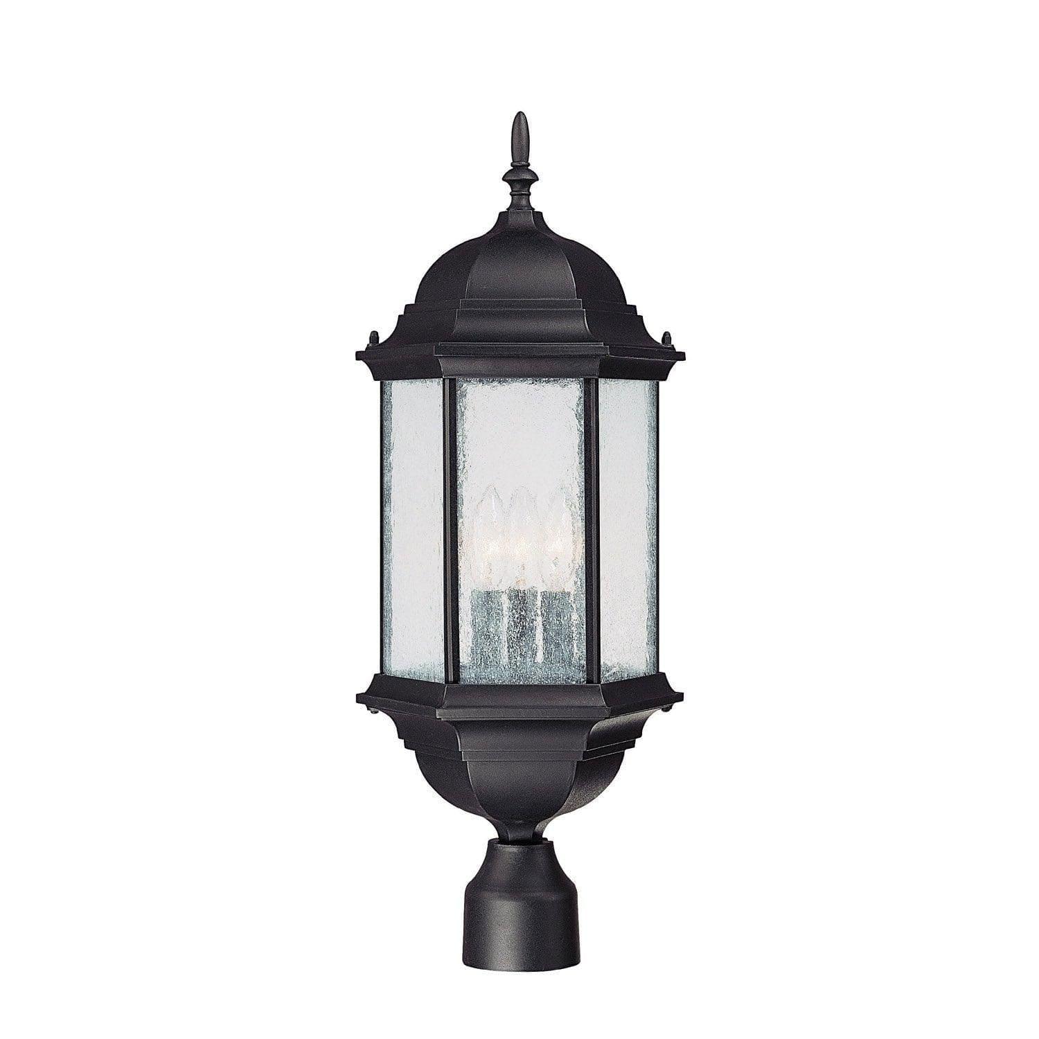 Capital Lighting Fixture Company - Main Outdoor Post Lantern - 9837BK | Montreal Lighting & Hardware