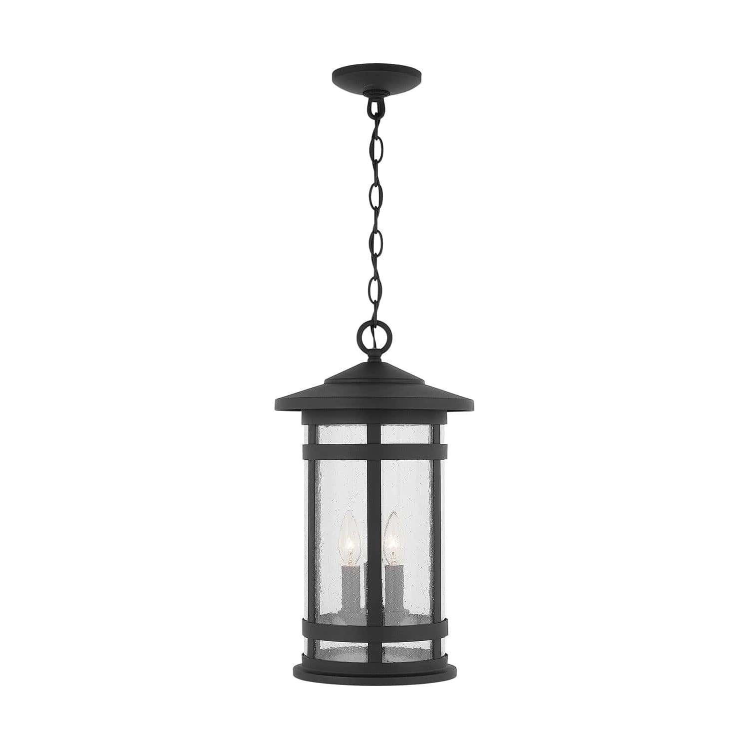 Capital Lighting Fixture Company - Mission Outdoor Hanging Lantern - 935532BK | Montreal Lighting & Hardware